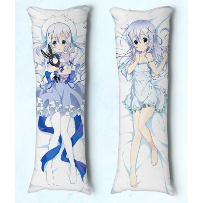 Travesseiro Dakimakura Gochuumon wa Usagi Desu Ka Kafuu Chino 06